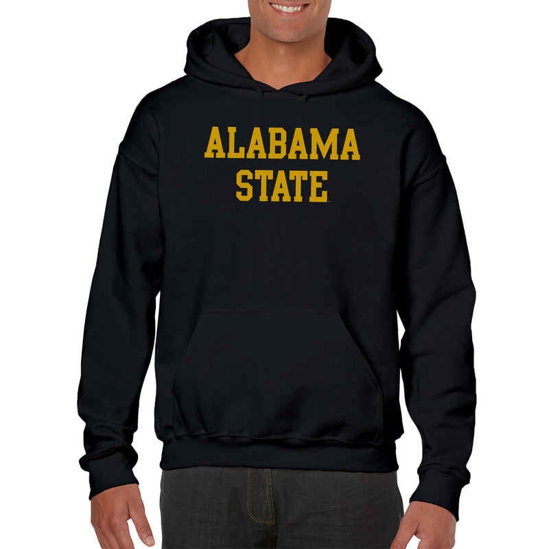 Alabama State University Hornets Basic Block Heavy Blend Hoodie - Black