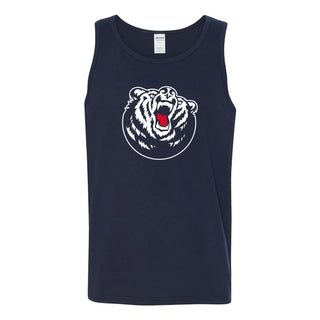 Belmont University Bruins Primary Logo Heavy Cotton Tank Top - Navy