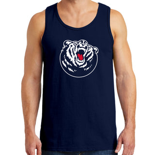 Belmont University Bruins Primary Logo Heavy Cotton Tank Top - Navy