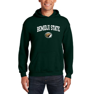 Bemidji State Beavers Arch Logo Hoodie - Forest