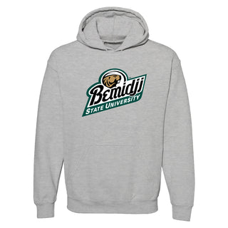 Bemidji State Beavers Primary Logo Hoodie - Sport Grey