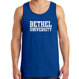 Bethel University Pilots Basic Block Tank Top - Royal