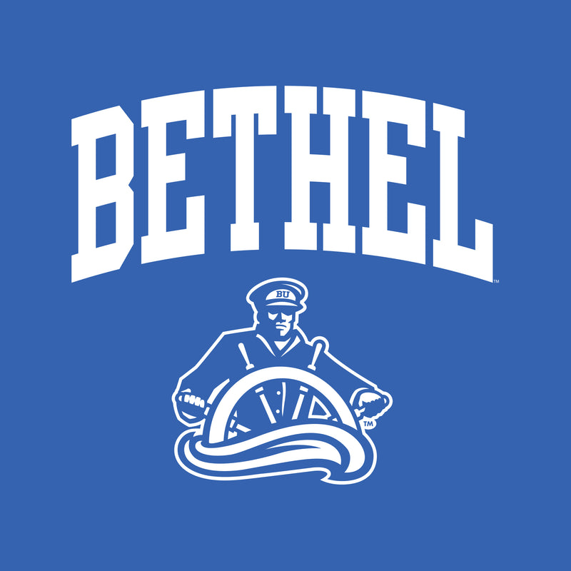 Bethel University Pilots Arch Logo Hoodie - Royal