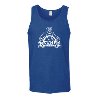 Bethel University Pilots Primary Logo Tank Top - Royal