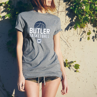 Butler University Bulldogs Basketball Flux Basic Cotton Short Sleeve T Shirt - Sport Grey