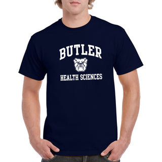 Butler University Bulldogs Arch Logo Health Sciences Short Sleeve T Shirt - Navy