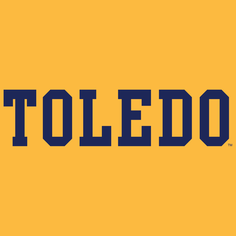 University of Toledo Rockets Basic Block Short Sleeve Tee - Gold