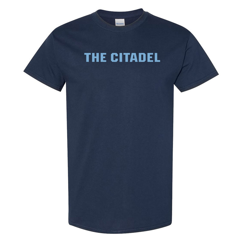 The Citadel Bulldogs Basic Block Short Sleeve T-Shirt - Navy