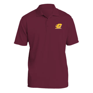 Central Michigan University Chippewas Action C Polo - Maroon