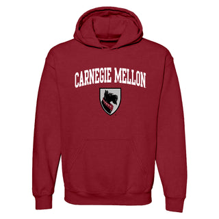 Carnegie Mellon Tartans Arch Logo Hoodie - Cardinal