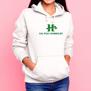 Cal Poly Humboldt Lumberjacks Primary Logo Hoodie - White