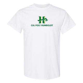 Cal Poly Humboldt Lumberjacks Primary Logo T Shirt - White