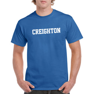 Creighton University Bluejays Basic Block Short Sleeve T Shirt - Royal