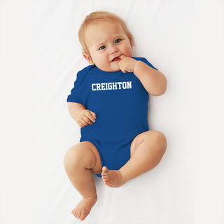 Creighton University Bluejays Basic Block Infant Creeper - Royal