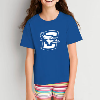 Creighton University Bluejays Primary Logo Youth Short Sleeve T Shirt - Royal