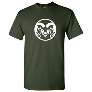 Colorado State University Rams Primary Logo Short Sleeve T Shirt - Forest