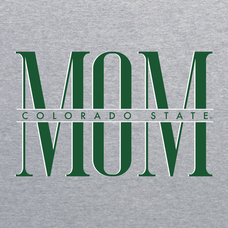 Colorado State Classic Mom T-Shirt - Sport Grey