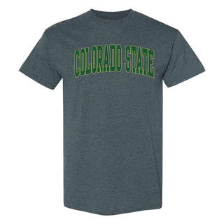 Colorado State Rams Mega Arch T-Shirt - Dark Heather