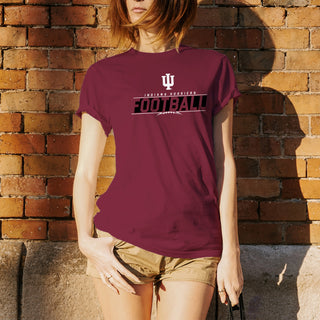 Indiana University Hoosiers Football Charge Short Sleeve T-Shirt - Cardinal