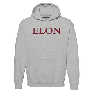 Elon Phoenix Basic Block Hoodie - Sport Grey