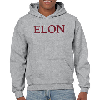 Elon Phoenix Basic Block Hoodie - Sport Grey