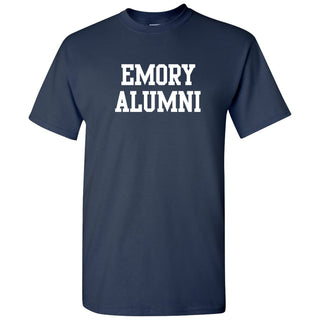 Emory University Eagles Alumni Block Short Sleeve T Shirt - Navy