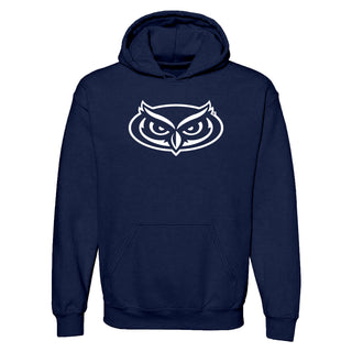 Florida Atlantic University Owls Primary Logo Heavy Blend Hoodie - Navy