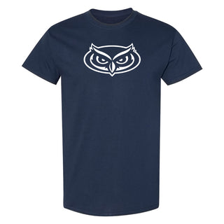 Florida Atlantic University Owls Primary Logo Short Sleeve T Shirt - Navy