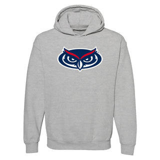 Florida Atlantic Owls Primary Logo Hoodie - Sport Grey