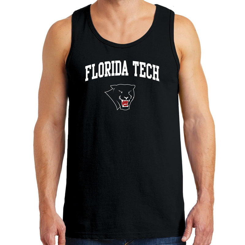 Florida Institute of Technology Panthers Arch Logo Tank Top - Black