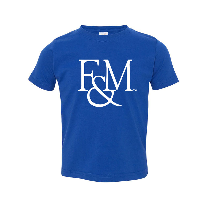 Franklin & Marshall College Diplomats Primary Logo Toddler T Shirt - Royal