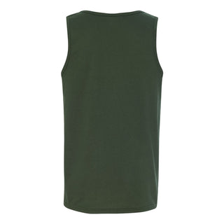 Michigan State Spartans Vaporwave Grid Tank Top - Forest