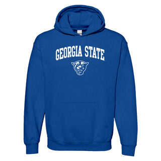 Georgia State University Panthers Arch Logo Heavy Blend Hoodie - Royal