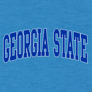 Georgia State Panthers Mega Arch T-Shirt - Heather Sapphire