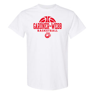 Gardner-Webb University Bulldogs Basketball Hype Basic Cotton Short Sleeve T Shirt - White