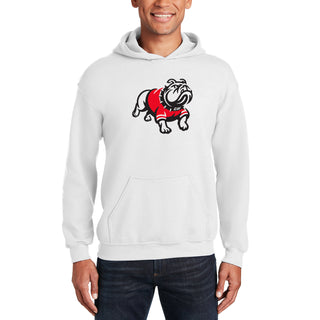 Gardner-Webb University Bulldogs Primary Logo Heavy Blend Hoodie - White