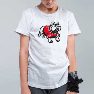 Gardner-Webb University Bulldogs Primary Logo Basic Cotton Short Sleeve Youth T Shirt - White