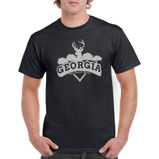 Georgia Deer Arch T-Shirt - Black