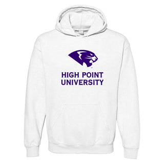 High Point University Panthers Primary Logo Hoodie - White