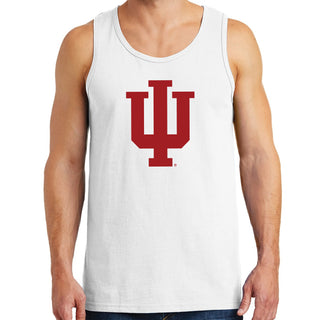 Indiana Hoosiers Primary Logo Tank Top - White