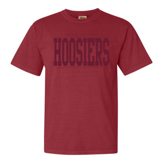 Indiana Monotone Bold CC T-Shirt - Crimson