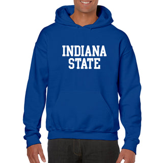 Indiana State University Sycamores Basic Block Hoodie - Royal