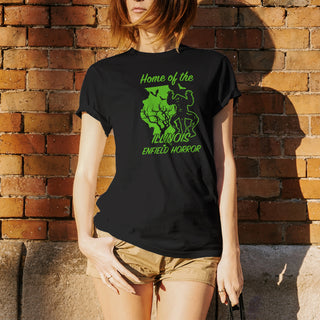 Illinois Enfield Horror Cryptid T-Shirt - Black