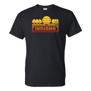 Indiana Groovy Sunset T-Shirt - Black