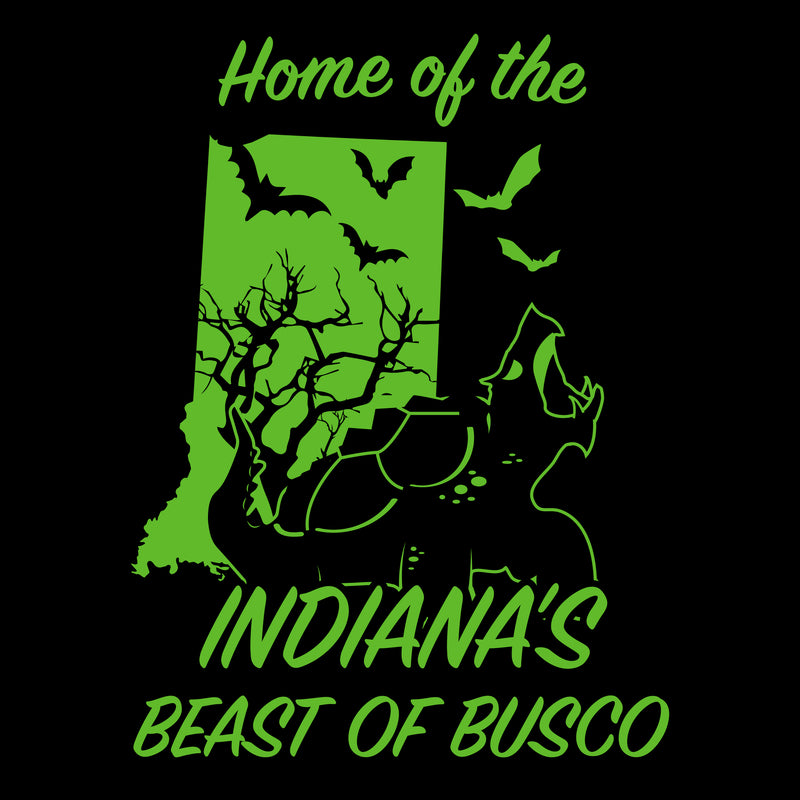Indiana Beast of Busco Cryptid T-Shirt - Black