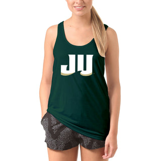 Jacksonville University Dolphins Primary Logo Cotton Tank Top - Forest