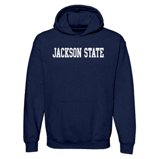 Jackson State Tigers Basic Block Hoodie - Navy