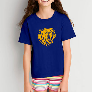 Johnson & Wales University Wildcats Primary Logo Youth Short Sleeve T Shirt - Cobalt