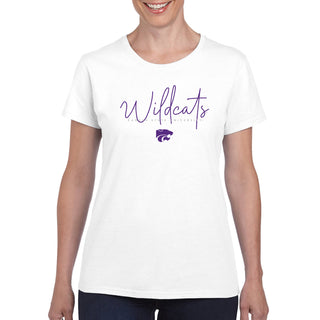 Kansas State Thin Script Women's T-Shirt - White