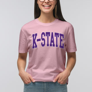 Kansas State Wildcats Mega Arch T-Shirt - Light Pink